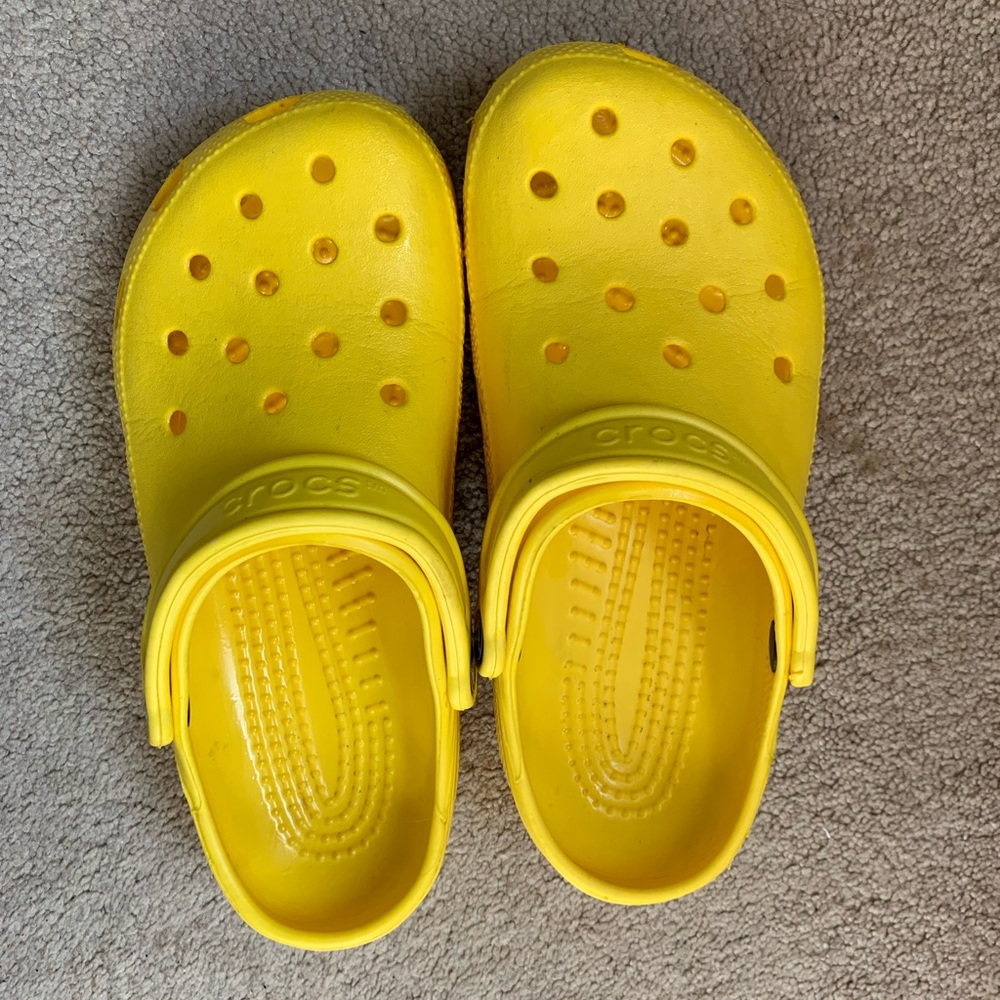 Yellow Crocs